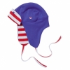 Piccalilly Tomato Stripe Flapper Hat