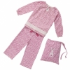 Piccalilly Ditsy Floral Girls' Pyjamas in Bunny Bag