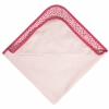 Piccalilly Ditsy Dot Hooded Baby Blanket (Pink)