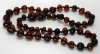 Baltic Amber Teething Necklace - Baroque Style (Cherry)
