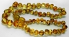 Baltic Amber Teething Necklace - Baroque Style (Honey)