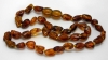 Baltic Amber Teething Necklace - Olive Style (Cognac)