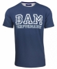 Bam Bamboo Performance Print T-Shirt (Mens - Indigo)