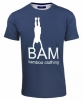 Bam Bamboo Handstand Print T-Shirt (Mens - Indigo)