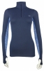 Bam Bamboo Zip Neck Baselayer (Indigo/Cornflower)