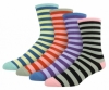 Bam Bamboo Mens Stripy Socks - Pack of Four