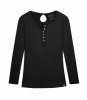 EKO 'Lazy Lizzie' Top (Black & Sky Blue)