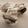 La Jewellery 'Angel Wings' Recycled Silver Adjustable Ring