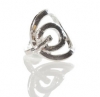 La Jewellery 'Soleil' Recycled Silver Adjustable Ring