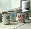 Nkuku 'Lolita' Mini Hand Painted Cups - Set of Four
