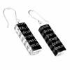 Drops of Sun 'Short' Recycled Magazine Paper Earrings