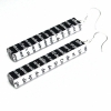 Drops of Sun 'Stiletto' Recycled Magazine Paper Earrings