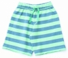 Kite Kids Stripy Shorts (Green/Navy)