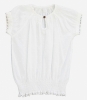 Kite Kids Ruched Detail Blouse (White)