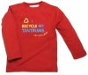 Little Green Radicals 'I Recycle My Tantrums' T-Shirt (Long Sleeve - Fox Red)