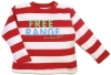 Little Green Radicals 'Free Range' T-Shirt (Long Sleeve - Red/White)