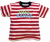Little Green Radicals 'Free Range' T-Shirt (Short Sleeve - Red/White)