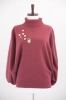 Snood Roll Neck Tabard (Plum)