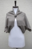 Snood Brooch Fastening Bolero (Mushroom)