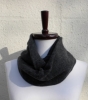 Snood Lambswool Hat and Snood Set (Charcoal)