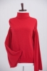 Snood Flared Sleeve Sweater (Lipstick Red)