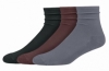 Bam Bamboo Active Socks (3 Pack of Black, Brown & Grey)
