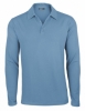 Bam Bamboo Long Sleeve Polo Shirt (Men's - Airforce Blue)