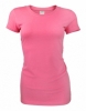 Bam Bamboo Crew Neck Gym T-Shirt (Ladies - Coral)