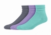Bam Bamboo Active Socks (3 Pack of Grey, Lavender & Cockatoo)