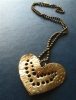 La Jewellery Recycled Brass 'Back to Black' Necklace