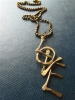 La Jewellery Recycled Brass 'In The Presence Of You' Necklace