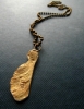 La Jewellery Recycled Brass 'Sycamore' Necklace