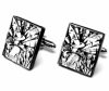 Drops of Sun 'Brazil' Postage Stamp Cufflinks