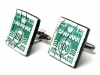 Drops of Sun 'Denmark' Postage Stamp Cufflinks