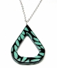 Drops of Sun 'Falling Leaves' Recycled Paper Teardrop Necklace