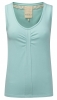 FROM Clothing Raw Edge Organic Cotton Vest (Light Sea Green)