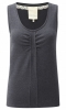 FROM Clothing Raw Edge Organic Cotton Vest (Grey Marl)