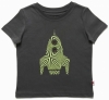 Red Urchin Rocket T-Shirt (Charcoal)