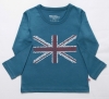 Red Urchin Union Jack Long Sleeve T-Shirt (Blue)