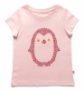 Red Urchin Penguin T-Shirt (Powder Pink)