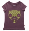 Red Urchin Cat T-Shirt (Purple)