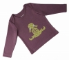Red Urchin Ragdoll Long Sleeve Baby T-Shirt (Purple)