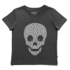 Red Urchin Skull T-Shirt (Charcoal)