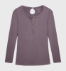 EKO 'Lazy Lizzie' Top (Mulberry & Coral)