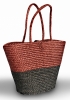 Kerala Craft 'Milli' Large Bag (Brown/Black)
