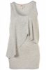 Annie Greenabelle Bamboo Tiered Dress Tunic (Grey Marl)