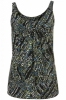 Annie Greenabelle 'Rose' Pintuck Blouse (Blue/Green)