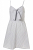 Annie Greenabelle Bow Front Sun Dress (Navy/White)