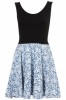 Annie Greenabelle Sleeveless Skater Dress (Blue Smudge)