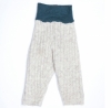 Mini Magpie Upcycled Wool Trousers (Pale Grey)